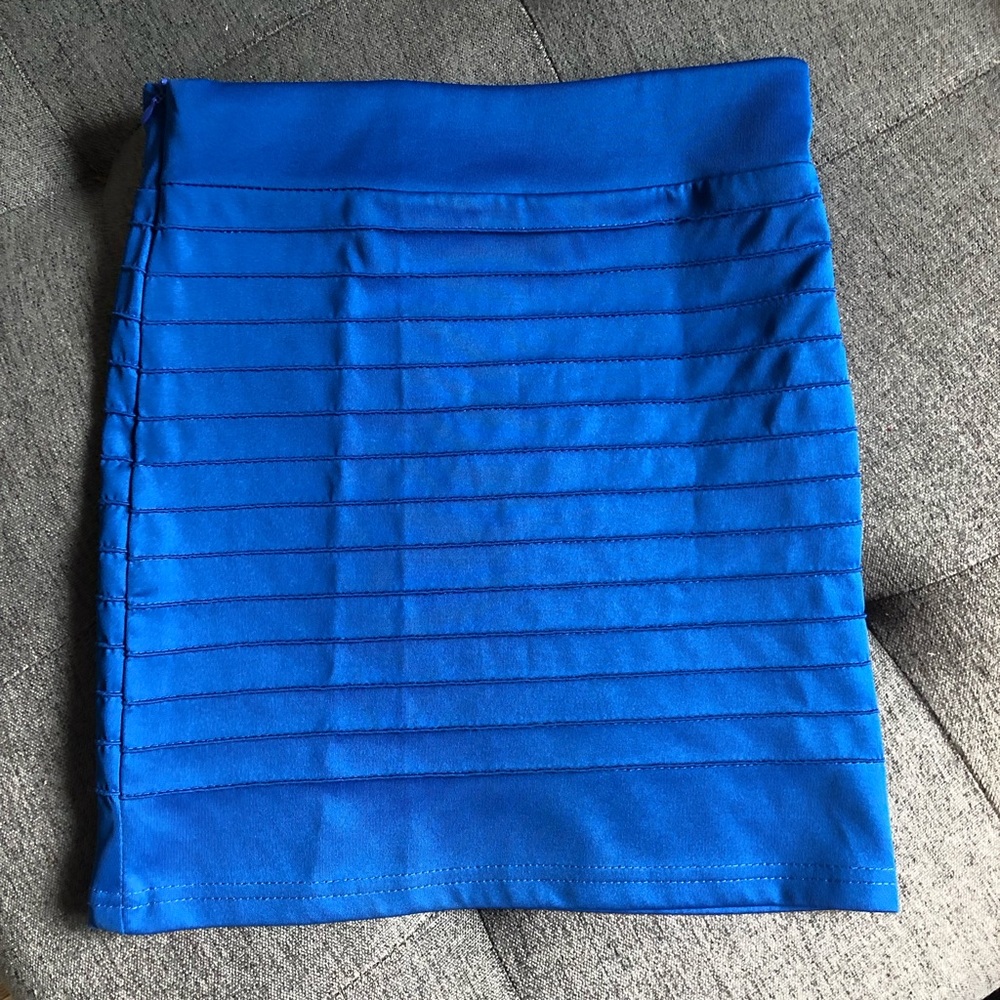 Candy Couture Blue Mini Skirt